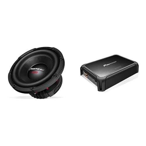 Image of Pioneer 12 inch 3500W Subwoofer + 2400W Monoblock Class D Amplifier Bundle - TS-3020PRO High Power PRO Series Sub & GM-DX971 Amp with Remote Bass Knob - Competition-Ready Car Audio Bass Package