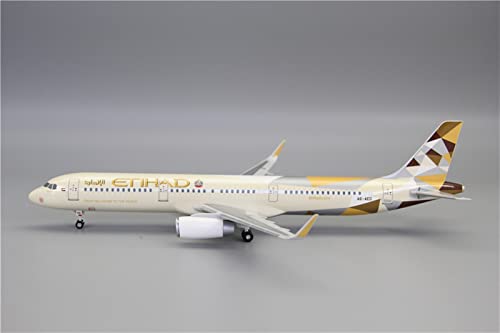 Modelo de avión Etihad Airways A321 ideal como regalo para aficionados al hobby 5