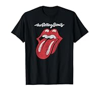 Rolling Stones merchandise design. Official Licensed Bravado Rolling Stones Script Tongue Official Rolling Stones Merchandise Lightweight, Classic fit, Double-needle sleeve and bottom hem