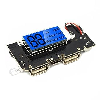 Dual USB 5v, 18650 Battery Charger Mobile Power Bank PCB Module Board-image-43