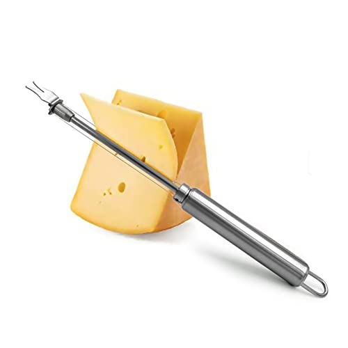 Trancheuse à fromage double fil acier inoxydable rigide de précision