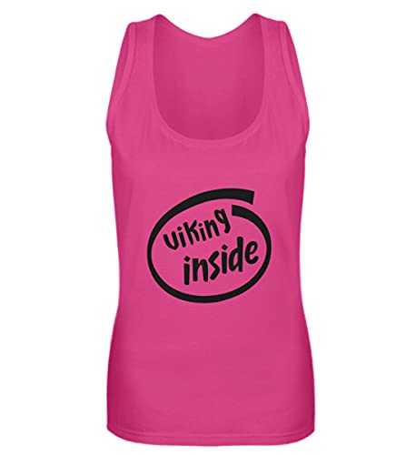 Débardeur pour femme Viking Inside rose S en coton bio pour le sport