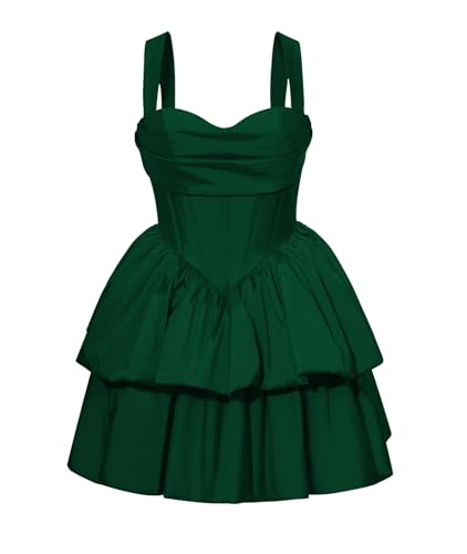 Clothfun Satin Sweetheart Short Homecoming Dresses 2025 for Teens Flower Bud Cocktail Dress CY267