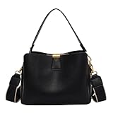 Idée de cadeau réfléchie: le sac à main seau porté epaule est un choix de cadeau parfait pour la fête des mères, les anniversaires, Noël, Thanksgiving ou les anniversaires. Deliciez votre mère, votre épouse, votre petite amie, votre sœur ou votre meilleure amie avec cet accessoire à la mode et pratique.