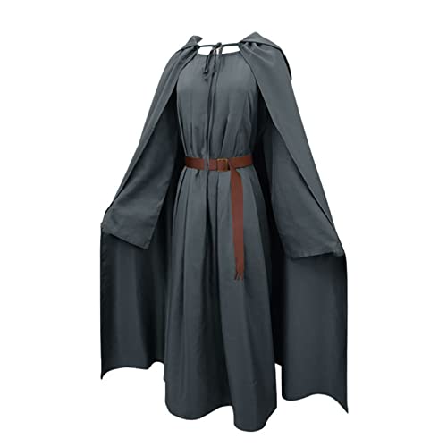 AYBIOSD 4 Set Hobbit Gandalf Disfraz de Disfraces del Ring,Men,XL