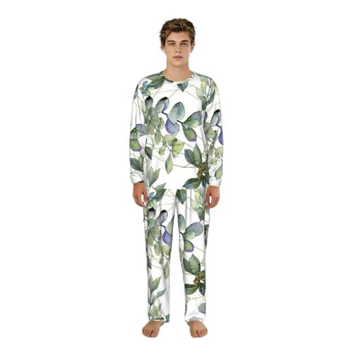 Pyjama eucalyptus homme en coton doux premium S-3XL
