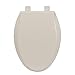 Toilet Seat Elongated White Flat Toilet Seat Cover with Quick Release Easy Clean Hinges, Comfortable Fit for Standard Toilets, Perfect for Home Bathroom Upgrades, Apartments and Guest Restrooms