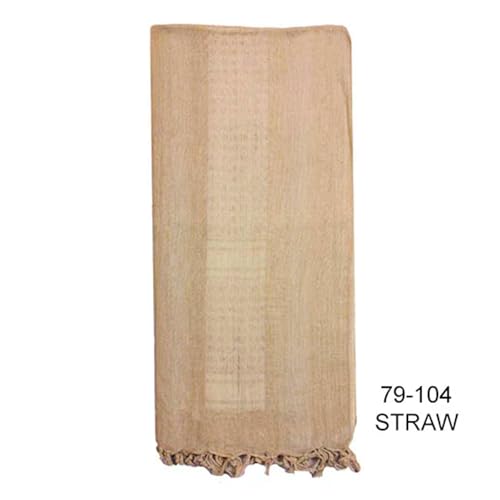 FOX OUTDOOR PRODUCTS Unisex Tactical Shemagh Lightweight Cotton 43"x41" Head & Neck Sun/Sand Protective Scarf for Men & Women