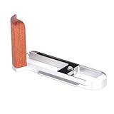 Handgriff L-förmige Halterung mit Echtholz-Seitengriff für Leica Q3/Q3 43/Q3 Monochrom/Q2 Kamera, Arca-Swiss Schnellwechselplatte, voller Zugriff auf Akku und Anschlüsse, CNC-Aluminium