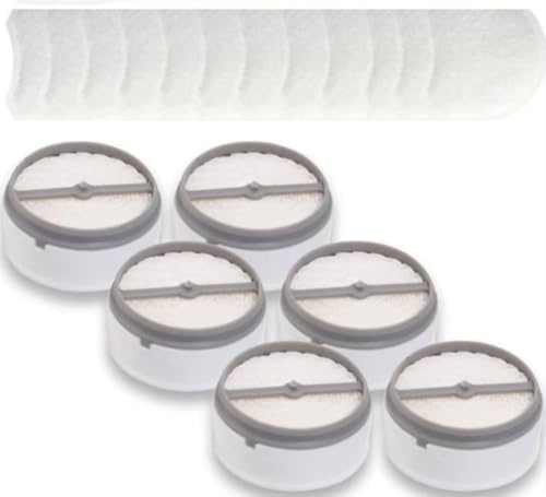 (6 PCS) Replacement HumiDX Plus Cartridges Mini Machine (12 Pack) Replacement mini Machine Filters Combo Compatible with mini N20 N30 Connector P10 Supplies Accessories