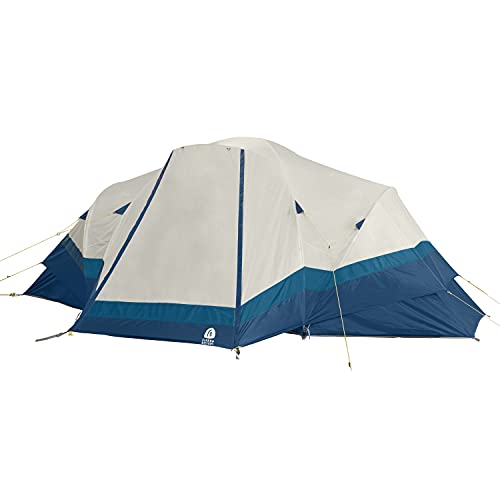 Sierra Designs 2-8 Person Dome Tents with Rain Fly and Storage for Car Camping, Festivals, & Road Trips