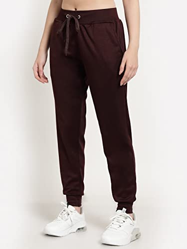 Image of UZARUS Women's Slim Fit Polyester Track Pants