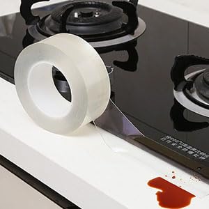VIKIZAN caulk tape waterproof tape double side tape for bathroom floor kitchen sink joint sealer Broad transparent caulking tape Kitchen Sink Tape floor water strip (5 Meter) - Pack of 1 (B0CZHJPS7Y) Amazon Price History, Amazon Price Tracker