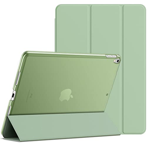JETech Hülle für iPad Air 10 5 (3. Generation 2019) und iPad Pro 10 5 2017 Schutzhülle mit Ständer Funktion und Auto Schlafen/Wachen (Matcha Grün)