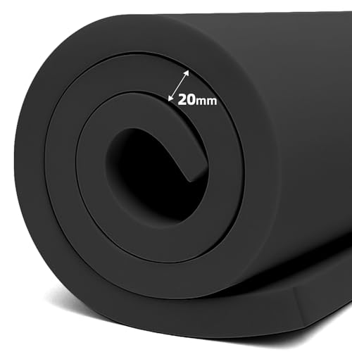 Czarna pianka Eva o grubości 20 mm, rolka do cosplay, 35 x 99 cm, wysokiej jakości pianka eva do kostiumu cosplay od MEARCOOH