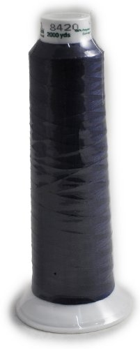 Madeira Poly Blue 2000YD Serger Thread miniatura 1