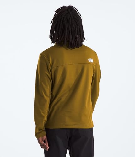 Image of THE NORTH FACE mens Cedar Trail Grid Fleece Quarter Zip Jacket | Cold Weather Top With Durable, Reinforced Bindings