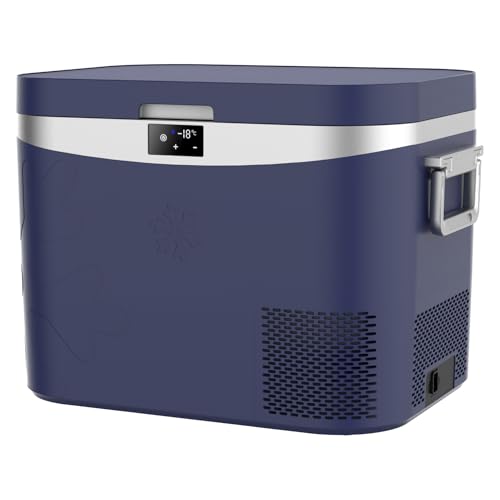 BINGI Nevera Portátil Eléctrica 18L,Nevera y Congelador Compresor Portátil,Refrigerador de Coche 12V/24V