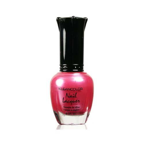 1 Kleancolor Nail Polish Lacquer #63 Pearl Pink Manicure + Free Earring Gift