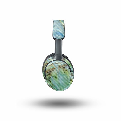 Image of MightySkins Carbon Fiber Skin Compatible with Bose QuietComfort Ultra - Green Shell | Protective, Durable Textured Carbon Fiber Finish | Easy to Apply