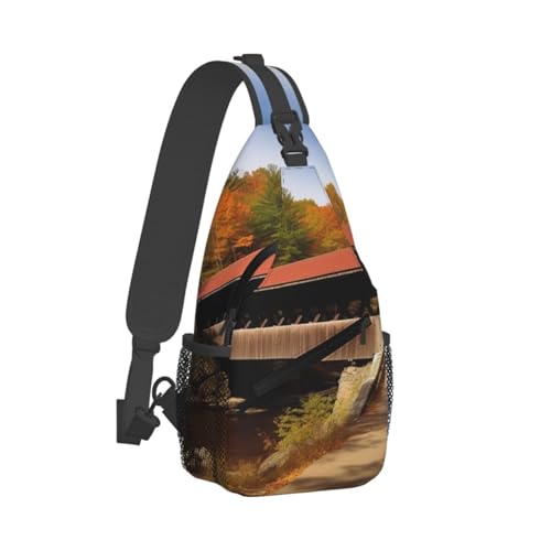 Bolso cruzado tipo bandolera negro para hombre y mujer miniatura 2