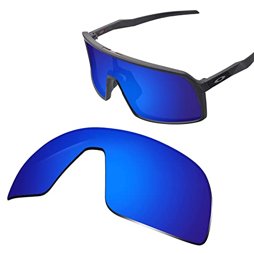 Image of 100% Precise-Fit Replacement Sunglass Lenses & Black Wicket for Oakley Sutro OO9406
