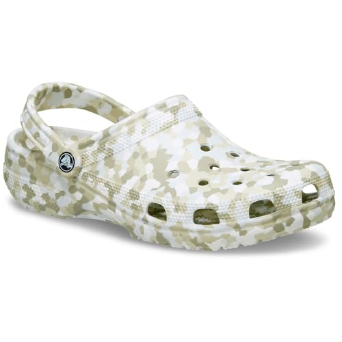 Image of Crocs Womens Classic Marbled Tie-dye Clogs
