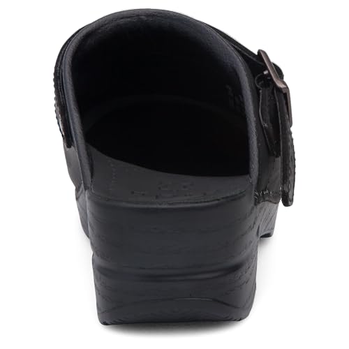 Image of Dansko Ingrid Sling Back Mule Clog for Women - Anti-Fatigue Rocker Bottom Promotes Forward Foot Motion - Premium Leather Uppers for Long-Lasting Wear