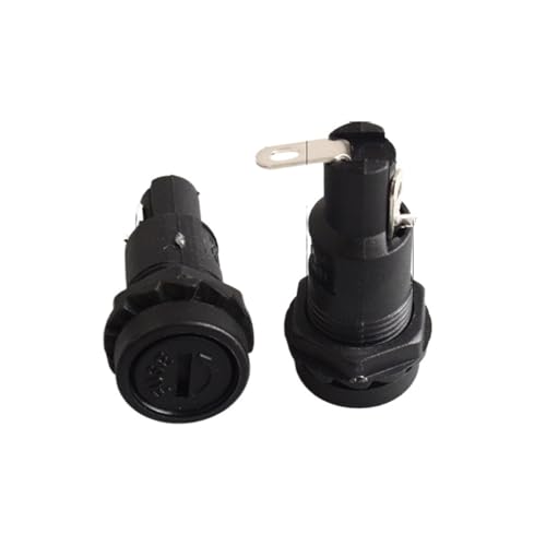Porte-fusible 5 * 20 noir pour sécuriser l'électricité de votre atelier de bricolage