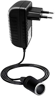 Prostownik sieciowy Adapter sieciowy 100V - 240V na 12V/3A (36W) gniazdo zapalniczki samochodowej konwerter napięcia do lodówki samochodowej, pompy powietrza, odkurzacza samochodowego