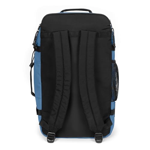 Image of EASTPAK Carry Pack - Convertible Duffel & Backpack, 30L Cabin-Size Travel Bag, Laptop Sleeve, Water Bottle Holder, Multiple Pockets, Aviator Blue