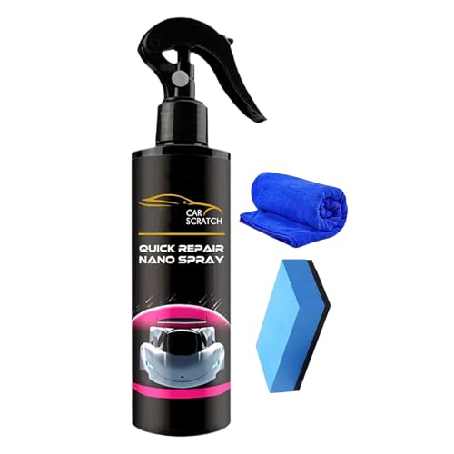 Schnellauto - Nano - Spray de reparación de arañazos para coche, spray para reparación de arañazos para coche, Nano Spray de reparación para arañazos | Restauración de laca rápida, 120 ml de