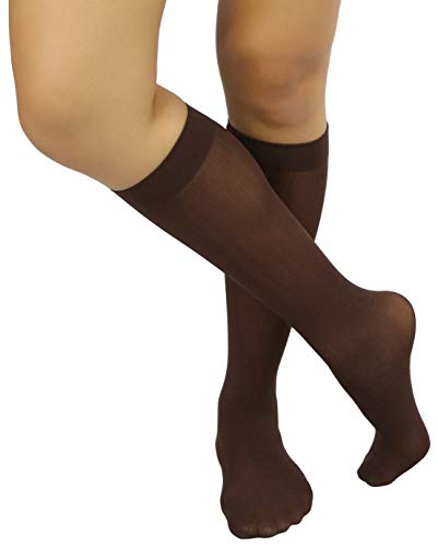 Image of ToBeInStyle Womens Pack of 6 Knee High Trouser Professional Socks