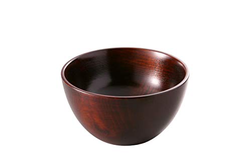 酒井産業 香川漆器とちスープカップ 約径11・高5.8cm 食卓 食事 小鉢 デザート 汁椀 マルチに使える 天然木 日本製