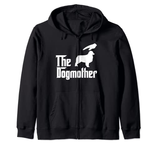 Australian Shepherd Dog Mom The DogMother Funny Dogs Lovers Felpa con Cappuccio