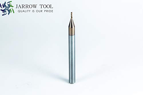 Image of Square End Carbide Mill Set (Pack of 5) - 1 /16 End Mill for Alloy Steels /Hardened Metals - 4 Flute TiAlN Coated Square Nose Milling Set for CNC Machine Milling Tools