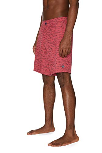 Sperry Men's 9" Hybrid Swim Shorts, Red Fish, Xxl #TOP4