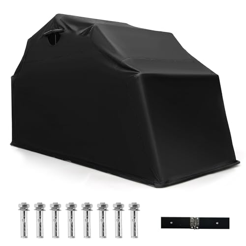 COSTWAY Large Motorcycle Tent, 342 x 137 x 193cm 600D Oxford...