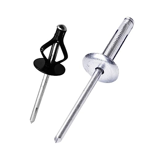 ubN/Vo[܂肽݃uChxbg - A~܂肽݃^Cv -Ԃ̃op[p\tg/vX`bNf 4.0mm 4.8mm 6.0mm (Color : All Black Aluminum, Size : 4.8x21x16mm 2