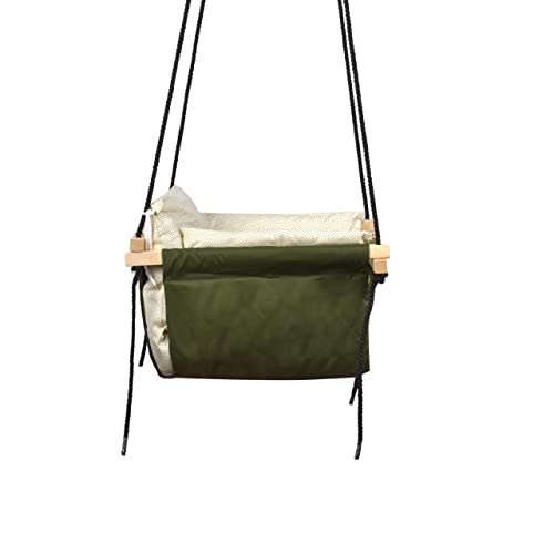 BOFFLE Swing | Baby Swing Hanging Indoor Outdoor | Children's Swing | Jhula for Baby | Baby Garden Swing | Jhula | (6 Months to 3 Years) (Up to 25 kg) (MEDI Cream 1)