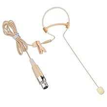 Crystal-Clear Voice & Sound: High sensitivity single earhook omnidirectional condenser microphone amplifies your voice, stable signal, zero delay & crisp, vibrant audio transmission for indoor & outdoor activities Convenient & Lightweight Design: Bei...