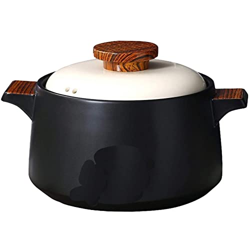 SXLIGHT Olla De Barro para Cocinar Cazuela De Cerámica Cazuela De Barro Cazuela De Terracota...