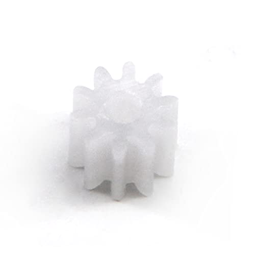 Othmro 30Pcs 102A Model Plastic Gears 10 Teeth 0.23In Od 0.07In Hole Dia 0.19In Thickness Tiny Gears Reduction Gear Plastic Worm Gears For Diy Craft Rc Car Robot Motor Hobbyist White #TOP4