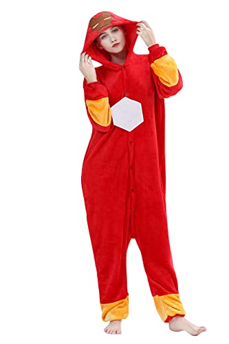 Qemsele Onesies Women Men Adult Kigurumi Onesies Pyjamas Flannel warm Jumpsuit Sleepsuit Hoodie Nightwear for Halloween Costume, Christmas, Cosplay & Party Nightwear Sleepwear Loungwear