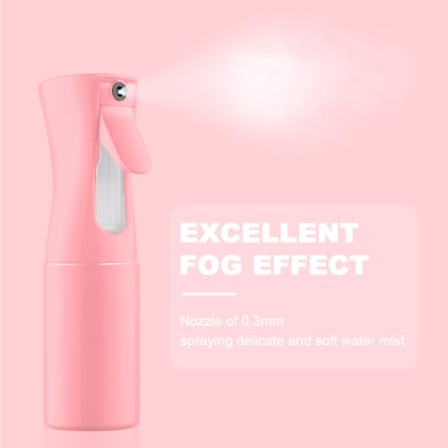 URAQT Hair Spray Bottle, Continuous Empty Spray Bottle, Hair Salon, Multifunctional Fine Mist Water Spray Bottle for Plants, Pets, Cleaning