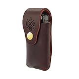 1791 EDC Multitool Sheath, American Leather Multitool Pouch for Belts with Snap, Compatible with Full Size Leatherman, SOG and Gerber. Max Size = 4' Long