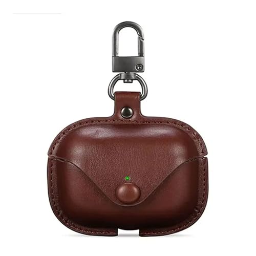 Image of Like Star AirPod Pro /Pro2 Camouflage Leather case Cover Shockproof with Loss Prevention Clip for Apple Air-Pods Pro /Pro2 Wireless Charging Case (Army Grey)