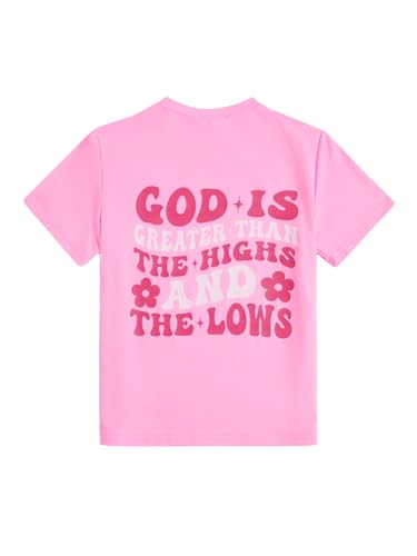Image of Verdusa Girl's Coquette Bow Top Round Neck Short Sleeve Cute Graphic Tees