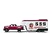 Schleich Horse Club - 119 PC Lakeside Truck and Trailer Playset With 2 Horse Figurines, 2 Poseable Rider Figures and Accessories - Interactive Play for Girls and Boys - Toys for Kids Ages 5+ | 42705