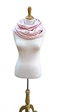 Produkttyp: Gildenzubehör PÜNKTCHEN leichter kuscheliger Schal mit Punkten Loop rosa zartrosa